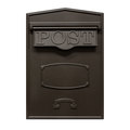 Lettasafe Bloomsbury rear retrieval mailbox (Bronze color) LSF-LS05-BRZ